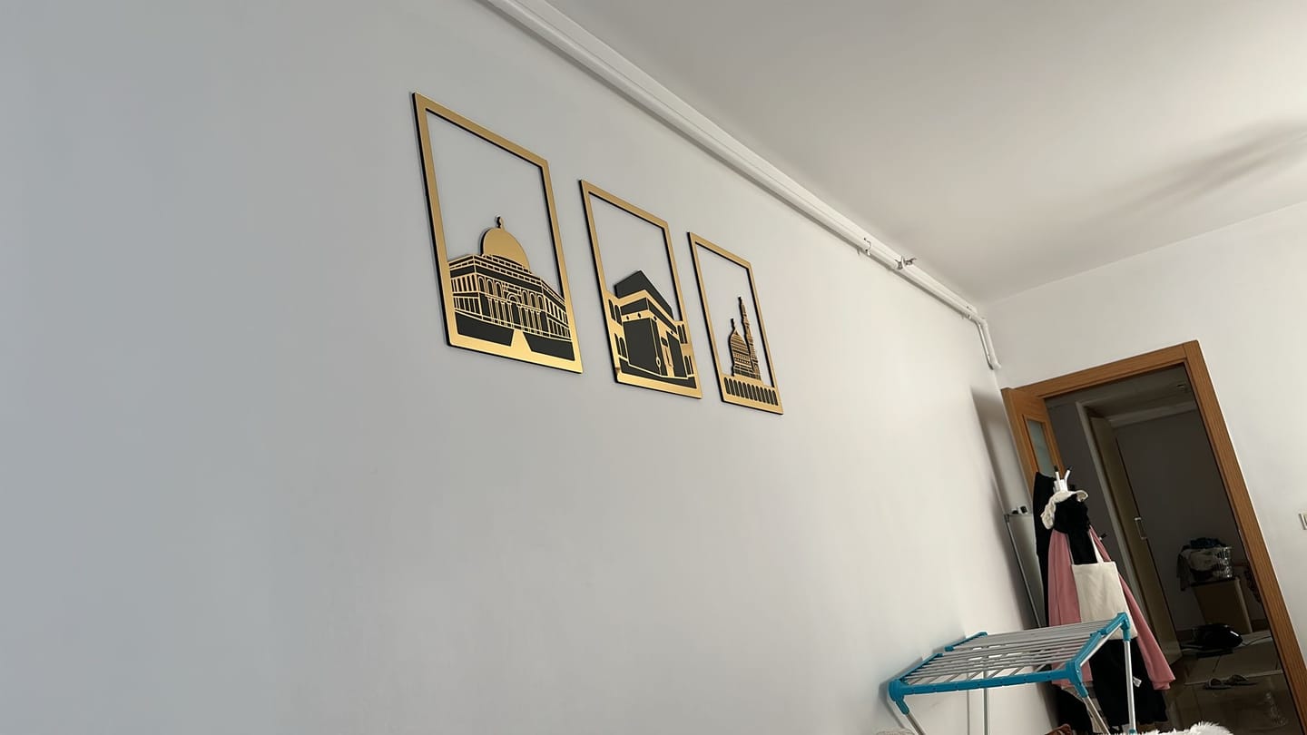 Customer photo review of Mescid-i Aksa, Mescid-i Haram & Mescid-i Nebevi İslami Dekor