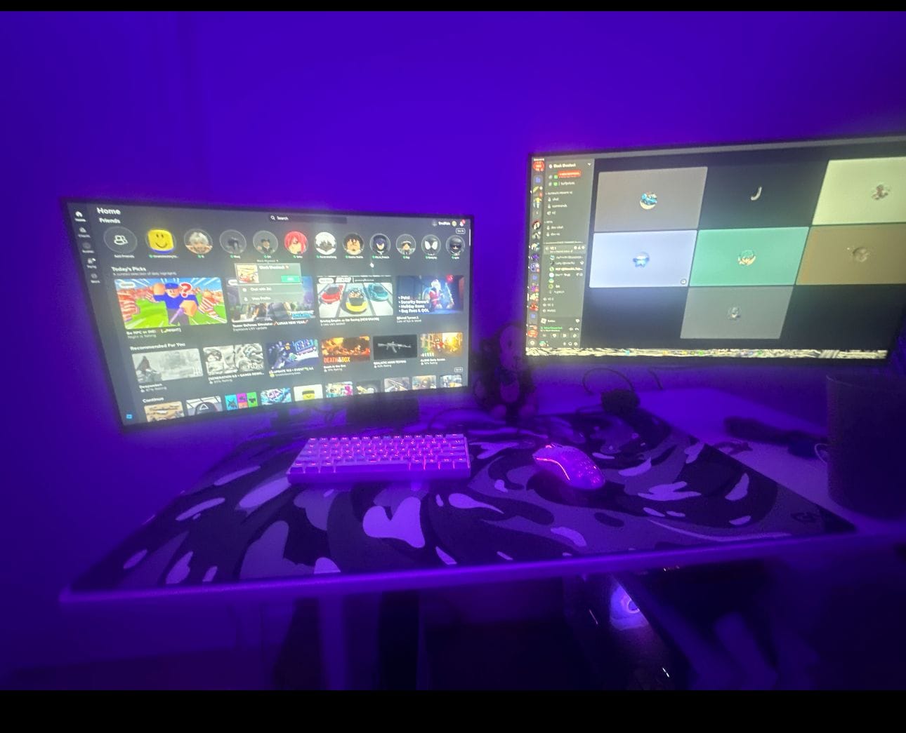 Customer photo review of Arctic Swirl Mousepad