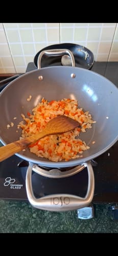 Customer photo review of Ceramic Kadai