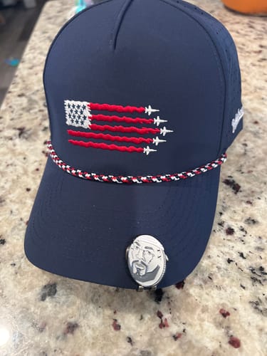 Customer photo review of USA Hat Navy