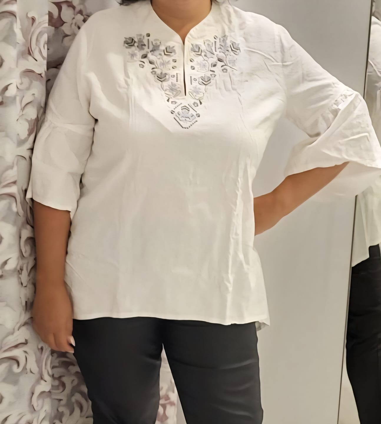 Customer photo review of Дамска риза "Самоковска"
