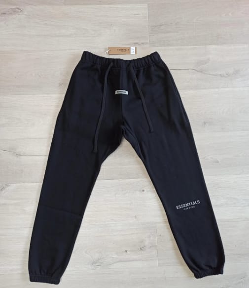 Customer photo review of Essentials Fear of God Trousers – Core Logo Edition