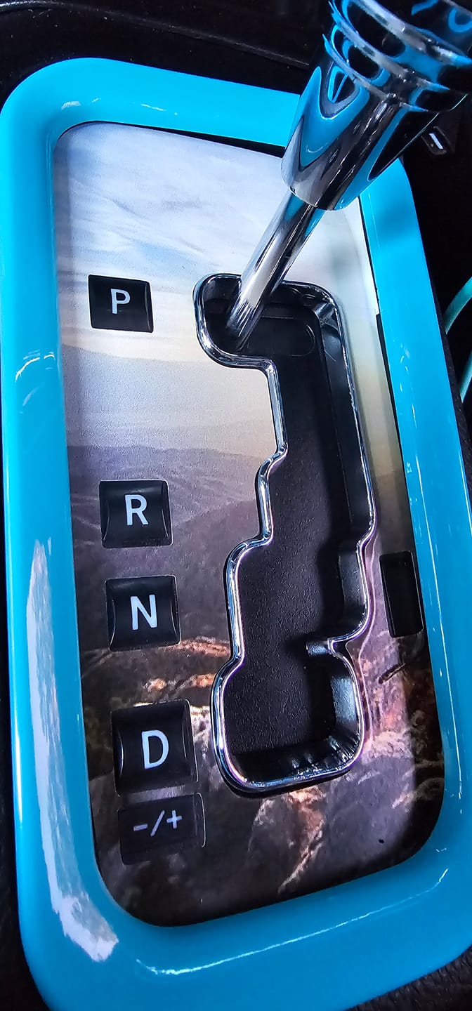 Customer photo review of Gear Shift Box Decal | fits 2012-2018 Wrangler JK