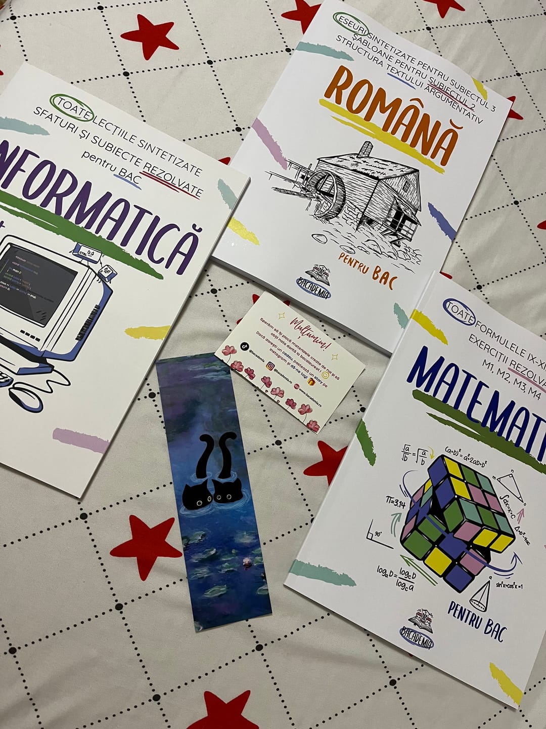 Customer photo review of Pachet Bacalaureat (Română + Matematică + Informatică) Bacademia