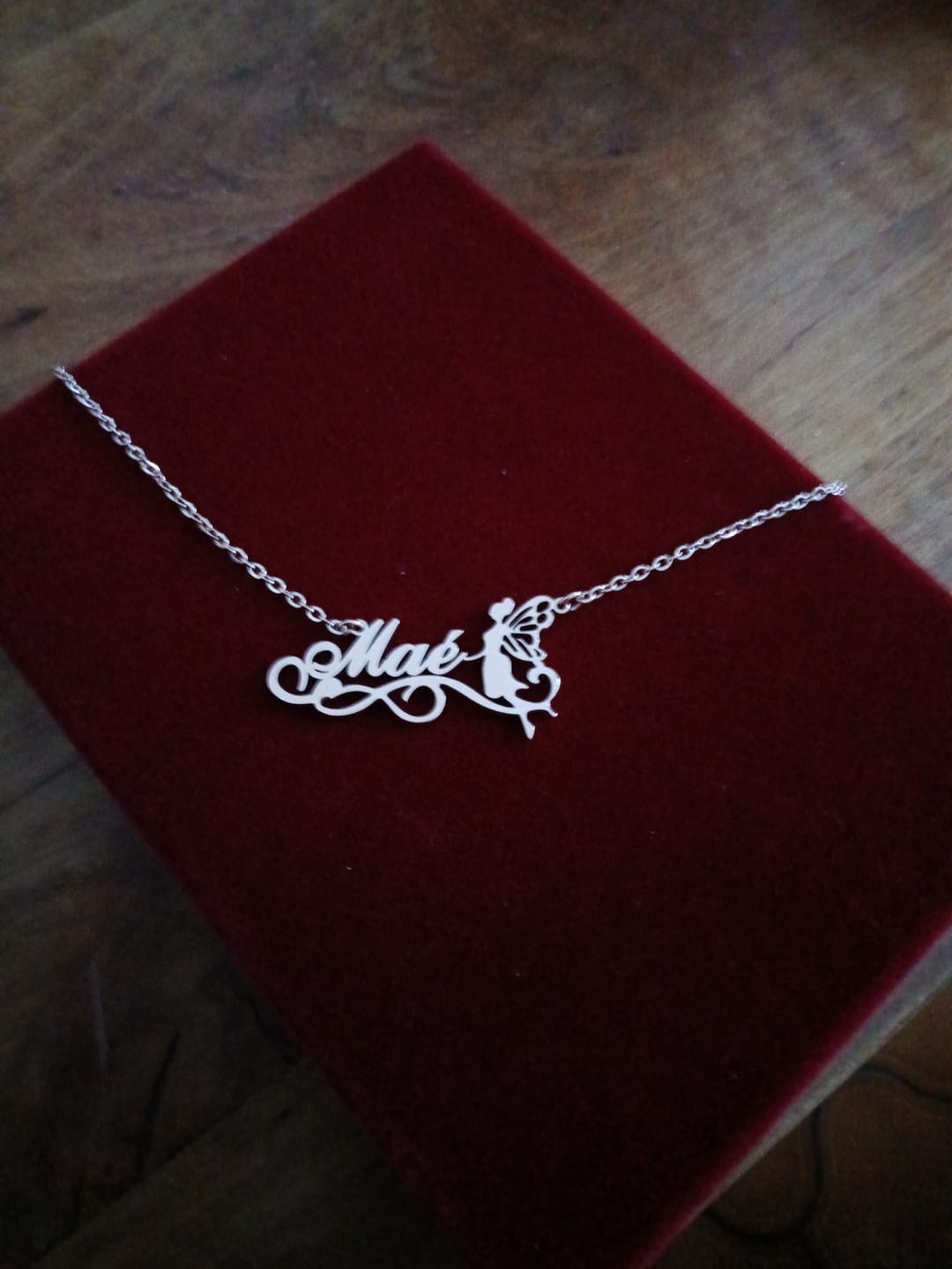 Customer photo review of Enchanted Fairy Name Necklace