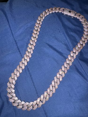 Customer photo review of VVS Cuban Link Chain 14K Gold (ALL SIZES)