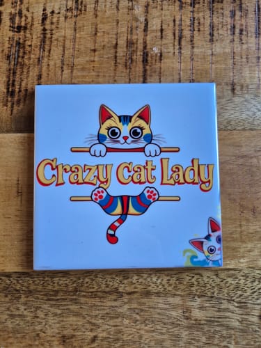 Customer photo review of Keramische Tegel 11x11cm Wit Glanzend voor sublimatie