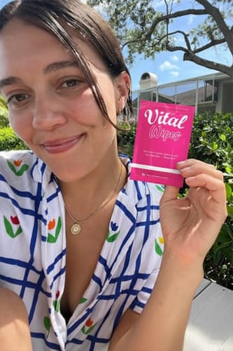 Customer photo review of VitalWipes
