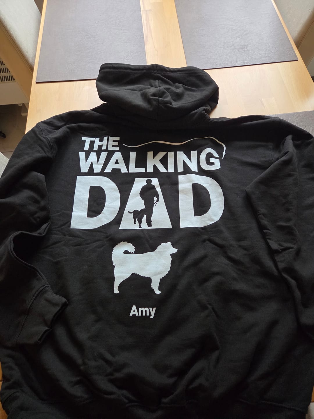 Customer photo review of The Walking Dad - Individueller Hoodie