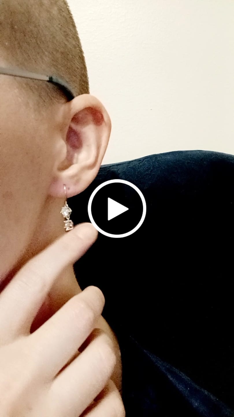 Customer video review of Moissanite by Cate & Chloe Talia 18k Gold Plated 925 Sterling Silver Dangle Earrings 2.0tcw