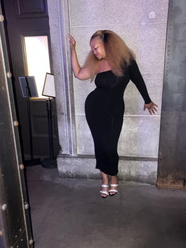 Customer photo review of Cut Out For Just U Dress
