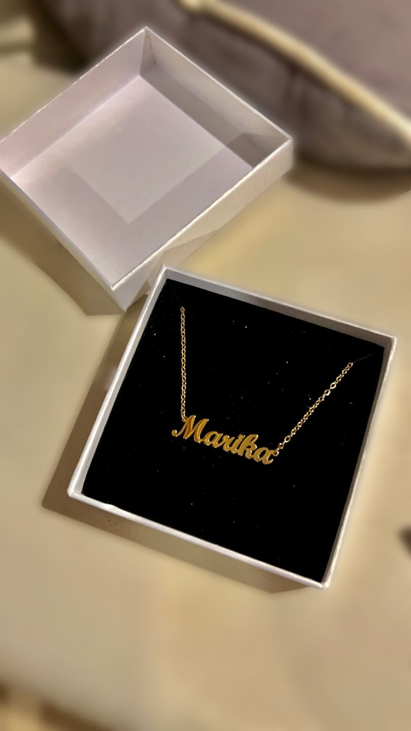 Customer photo review of Personalized Necklace