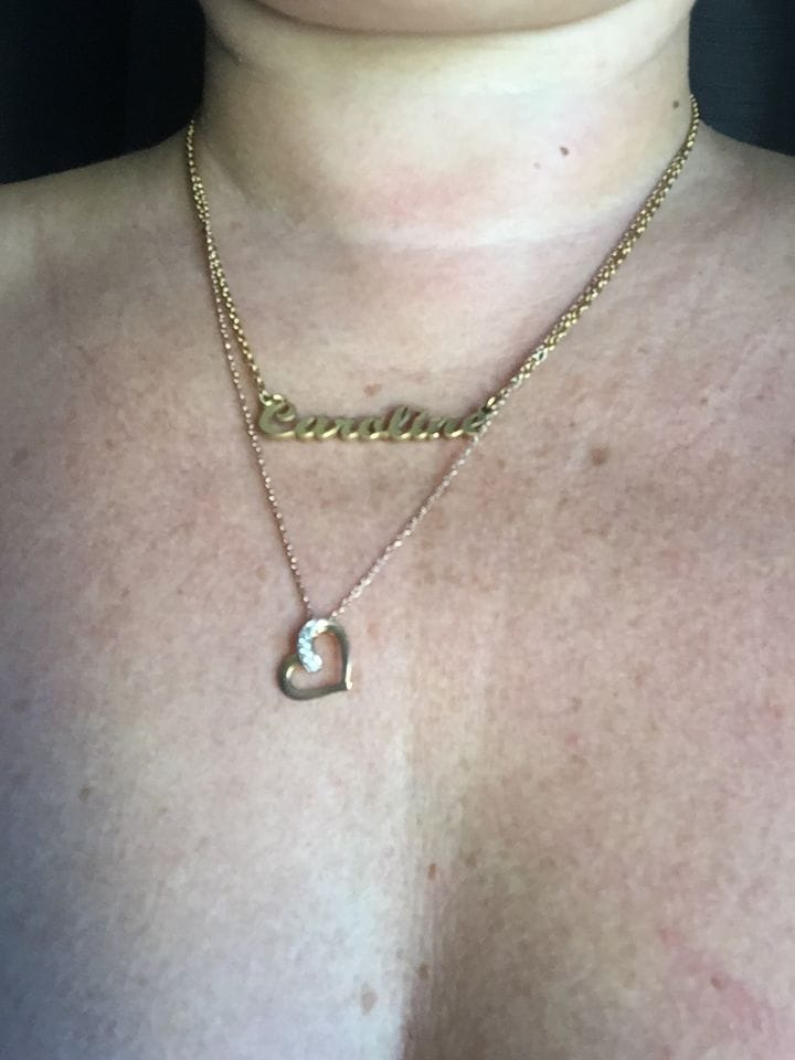 Customer photo review of Personalized Necklace