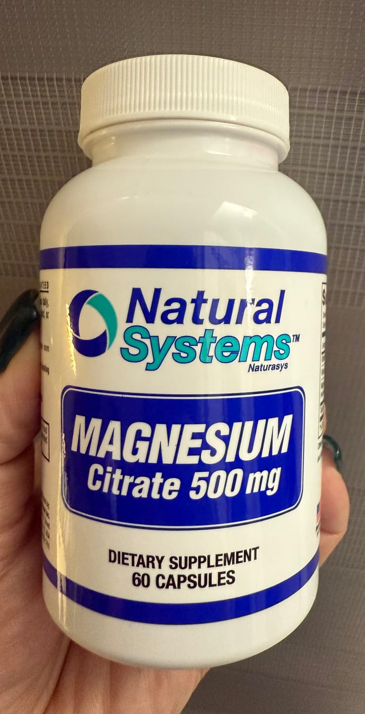 Customer photo review of Complejo de Citrato de Magnesio - 500 mg