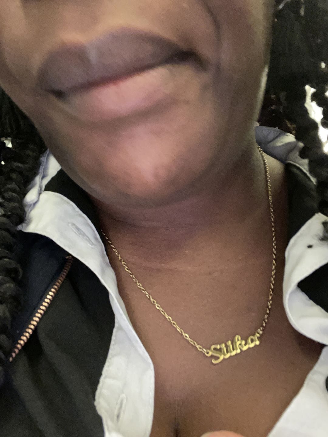 Customer photo review of Personalized Necklace