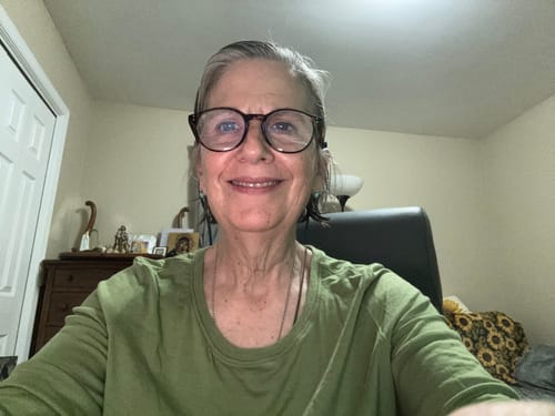 Customer photo review of Jenny 3/4 Sleeve Crew Neck • Final Sale Deals! - Fern Glow