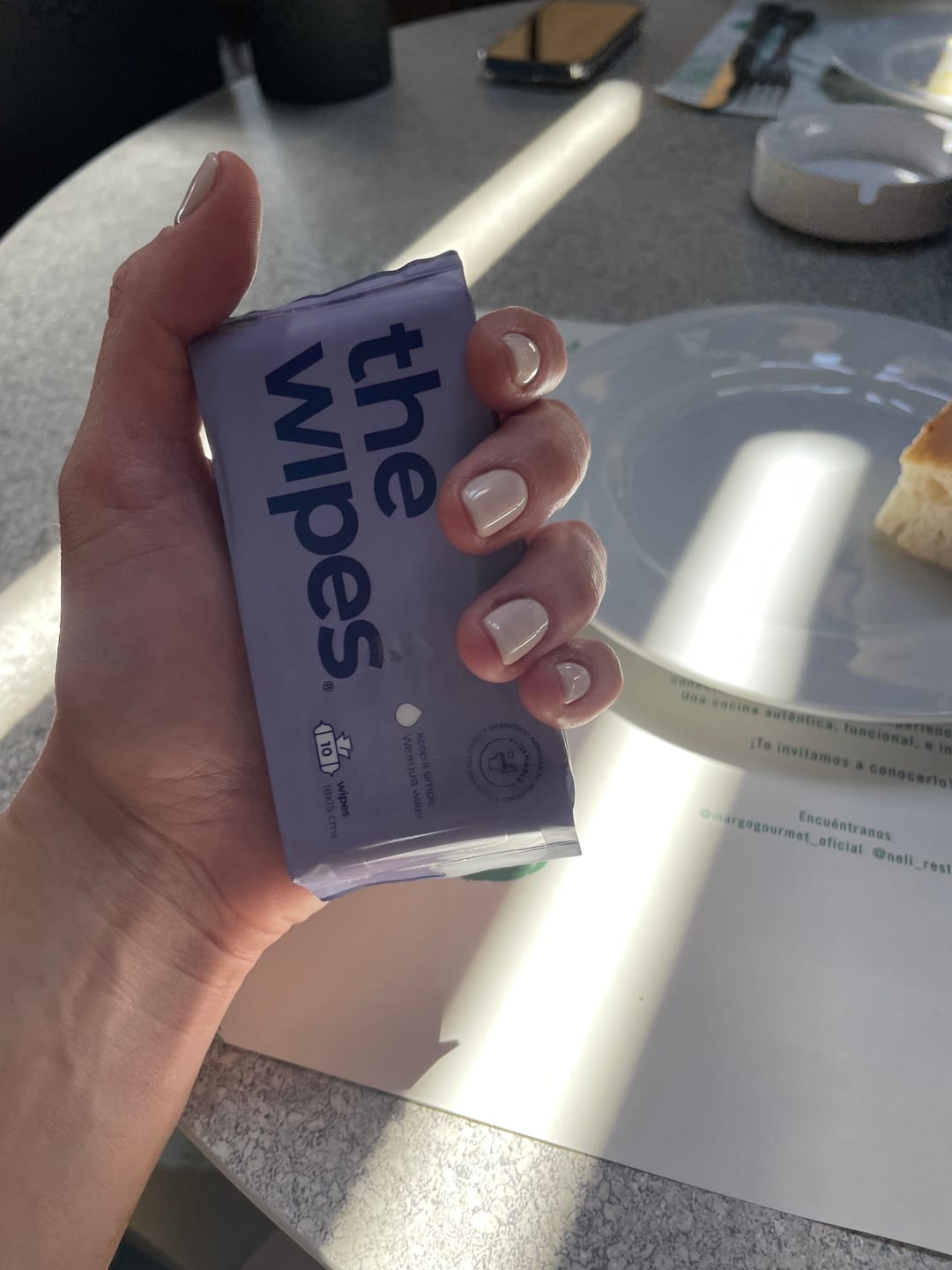 Customer photo review of packs — the wipes® pocket