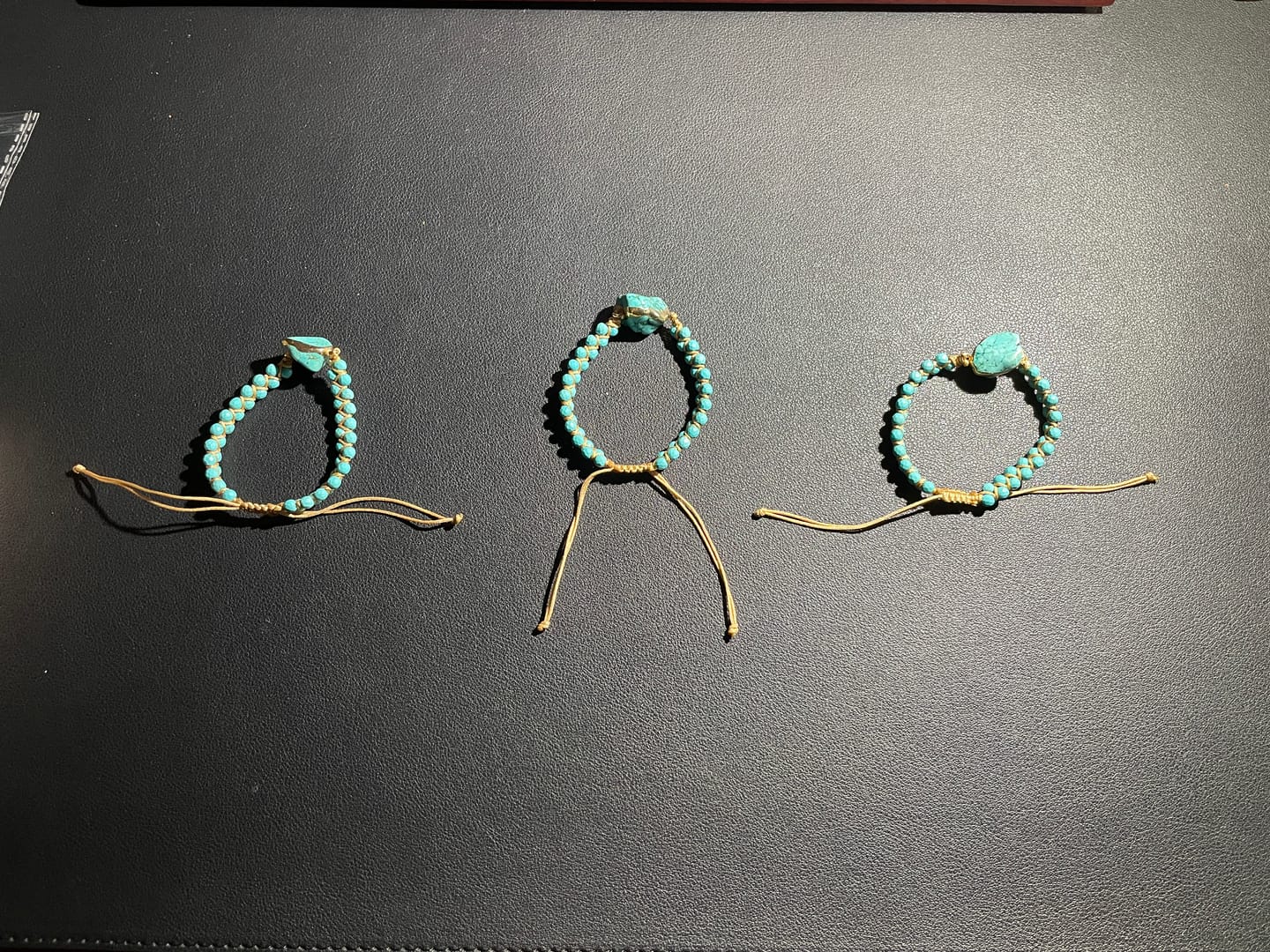 Customer photo review of Ethnic Turquoise Charm Bracelet