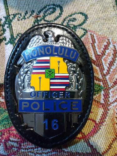 Customer photo review of Custom Badge Number Charges