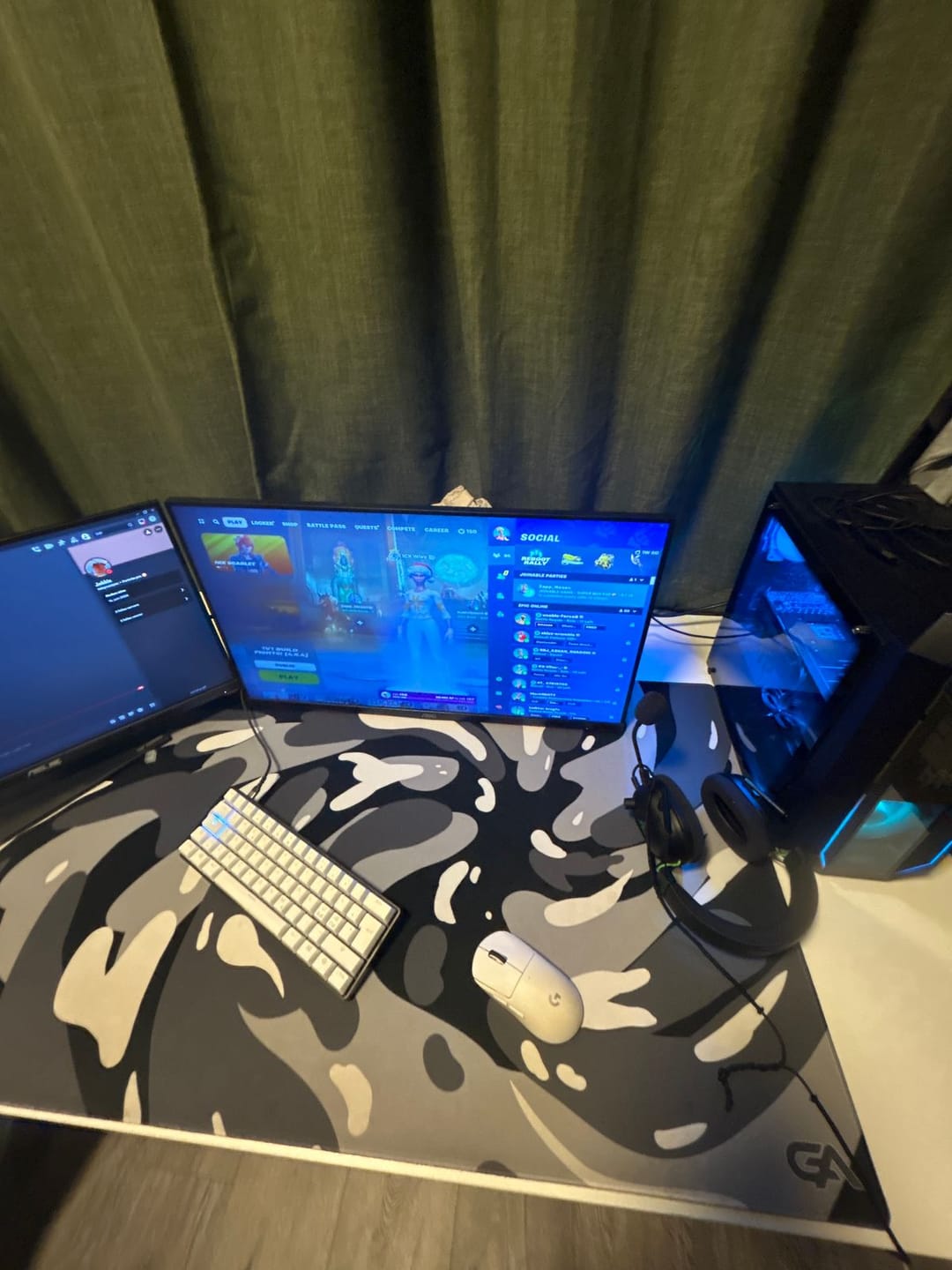 Customer photo review of Arctic Swirl Mousepad