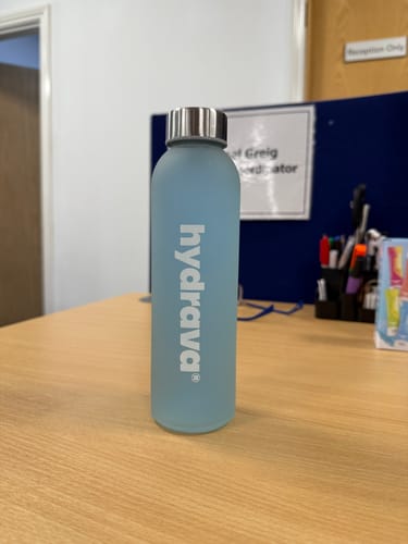 Customer photo review of Frosted Hydrava Bottle