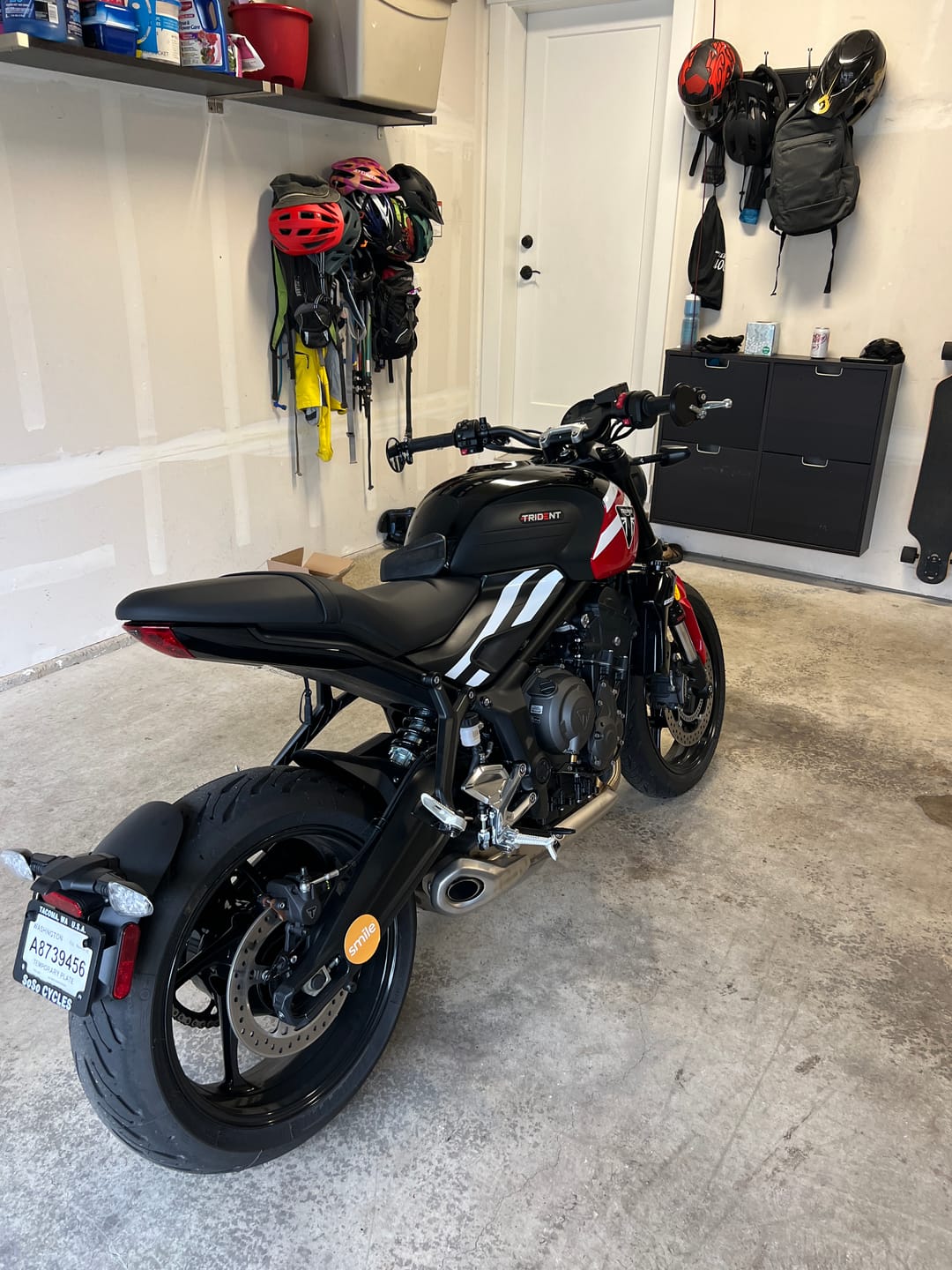 Customer photo review of Triumph Bar End Finishers & Mirror Kits - 7/8” Handlebar Triumph Models