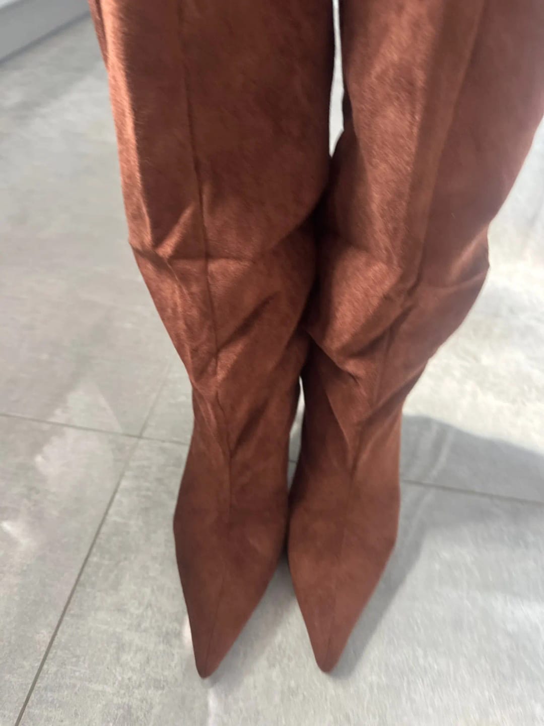 Customer photo review of Karyl Knee High Boots