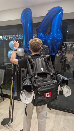 Customer photo review of Conway+Banks Louise Backpack