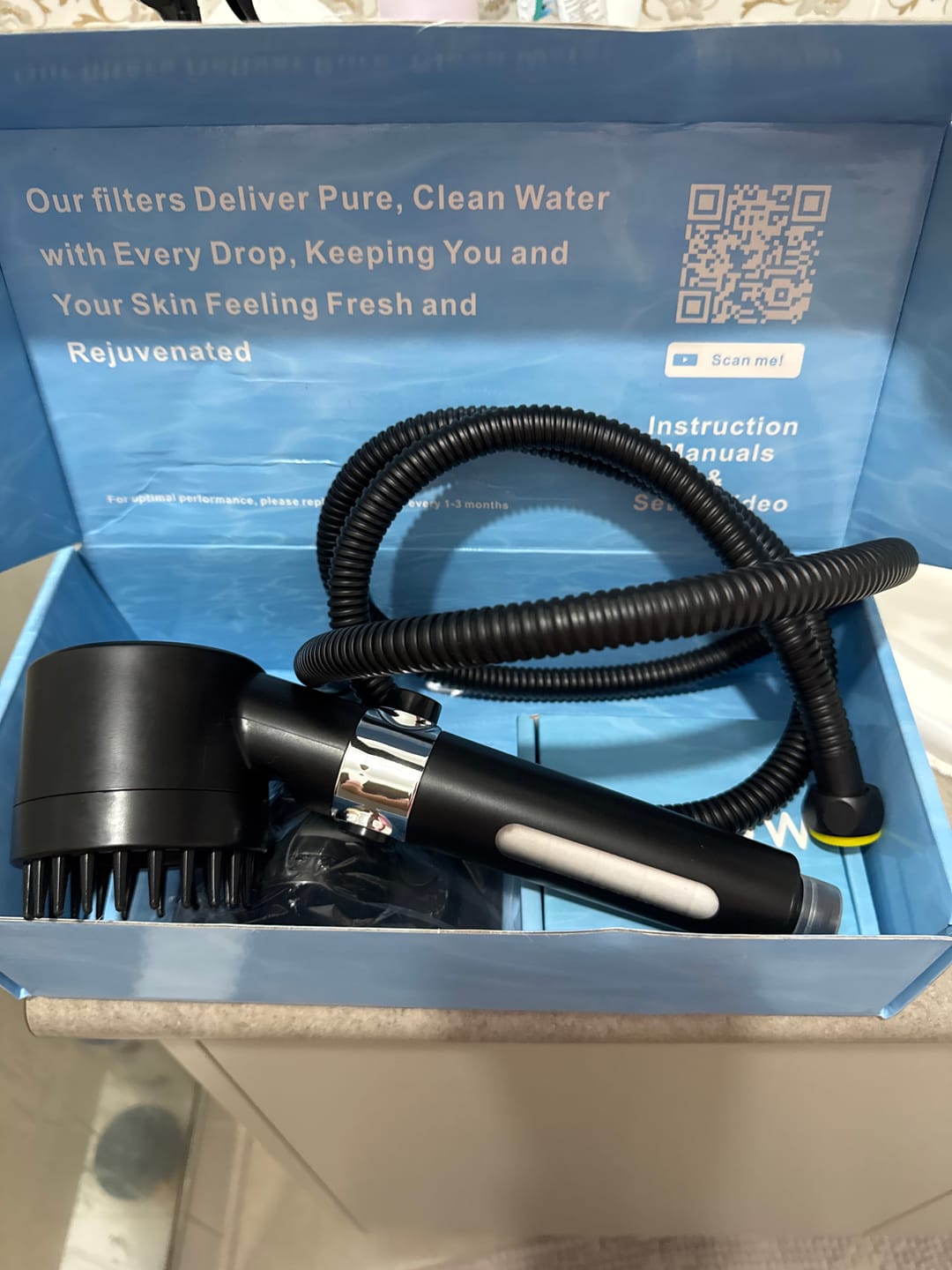 Customer photo review of InFlow Shower Filter