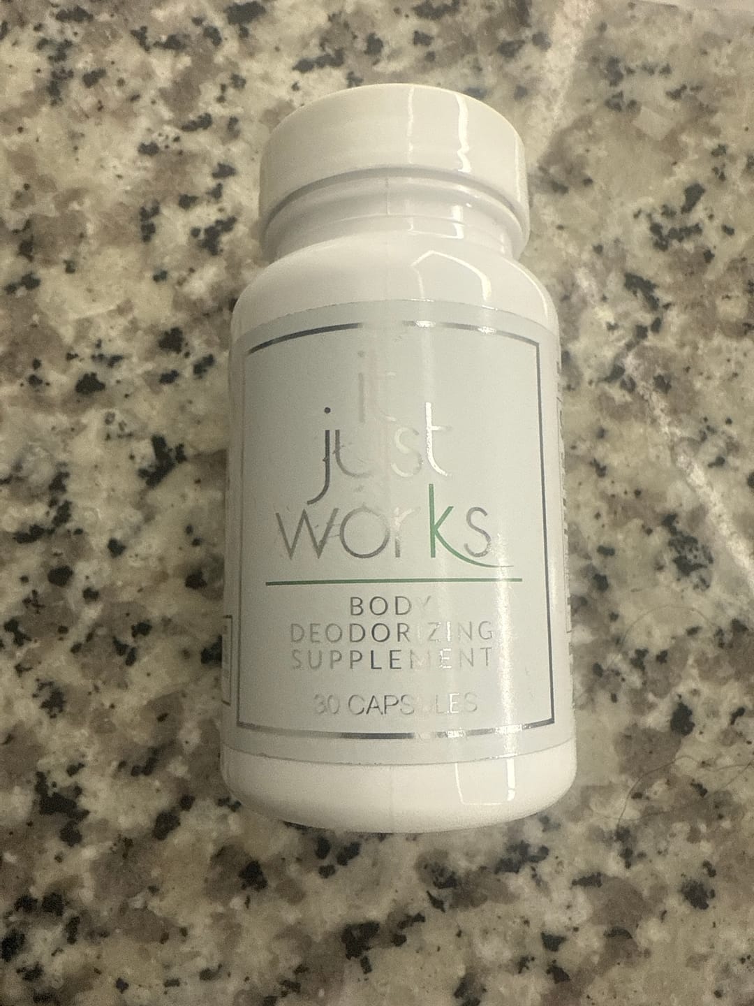 Customer photo review of Body Deodorizing Supplement by It Just Works