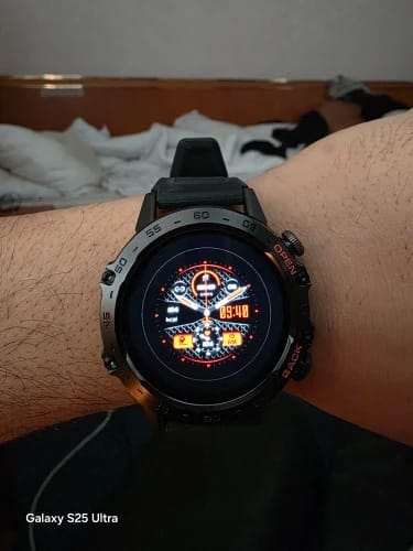 Customer photo review of Steel Smartwatch Bluetooth Call MD52 — Gunmetal | KIMLUD