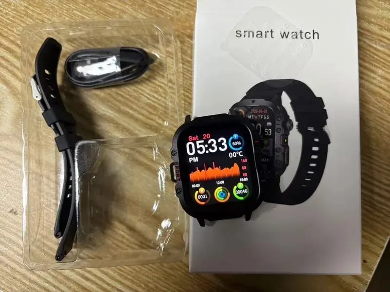 Customer photo review of 2025 New Military Smart Watch Men IP68 5ATM Outdoor Sports Fitness Tracker Health Monitoring 2.01Inch Bluetooth Calls Smartwatch