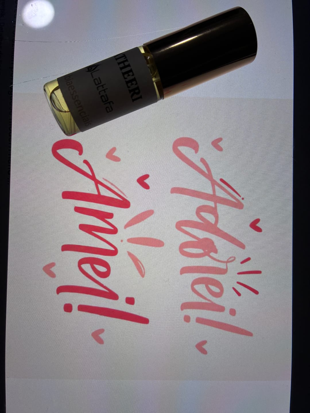 Customer photo review of DECANTE ATHEERI LATTAFA - 5ML