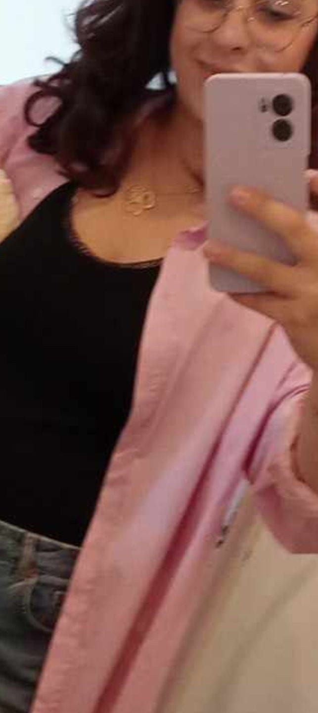 Customer photo review of Personalized Heart Necklace with Name & Birthstone