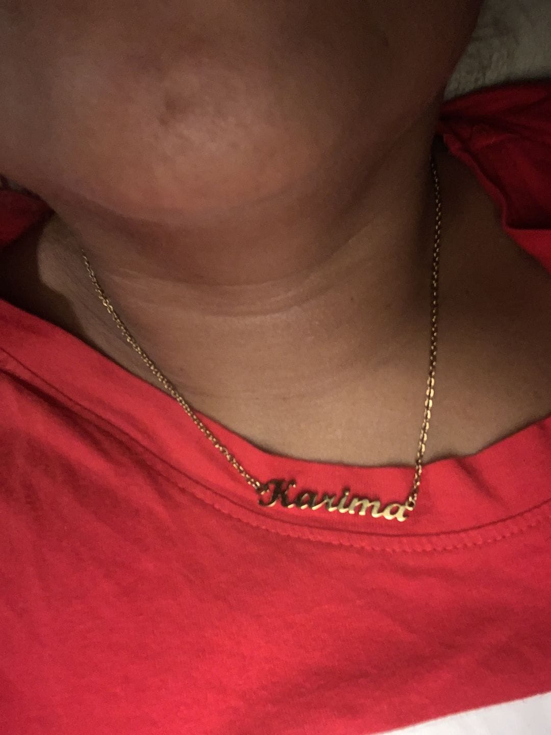 Customer photo review of Personalized Necklace