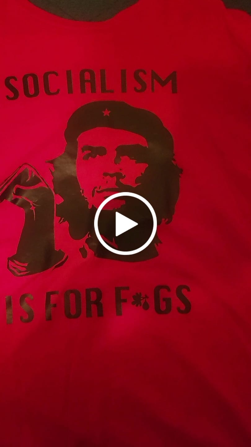 Customer video review of Socialism is ... T-Shirt