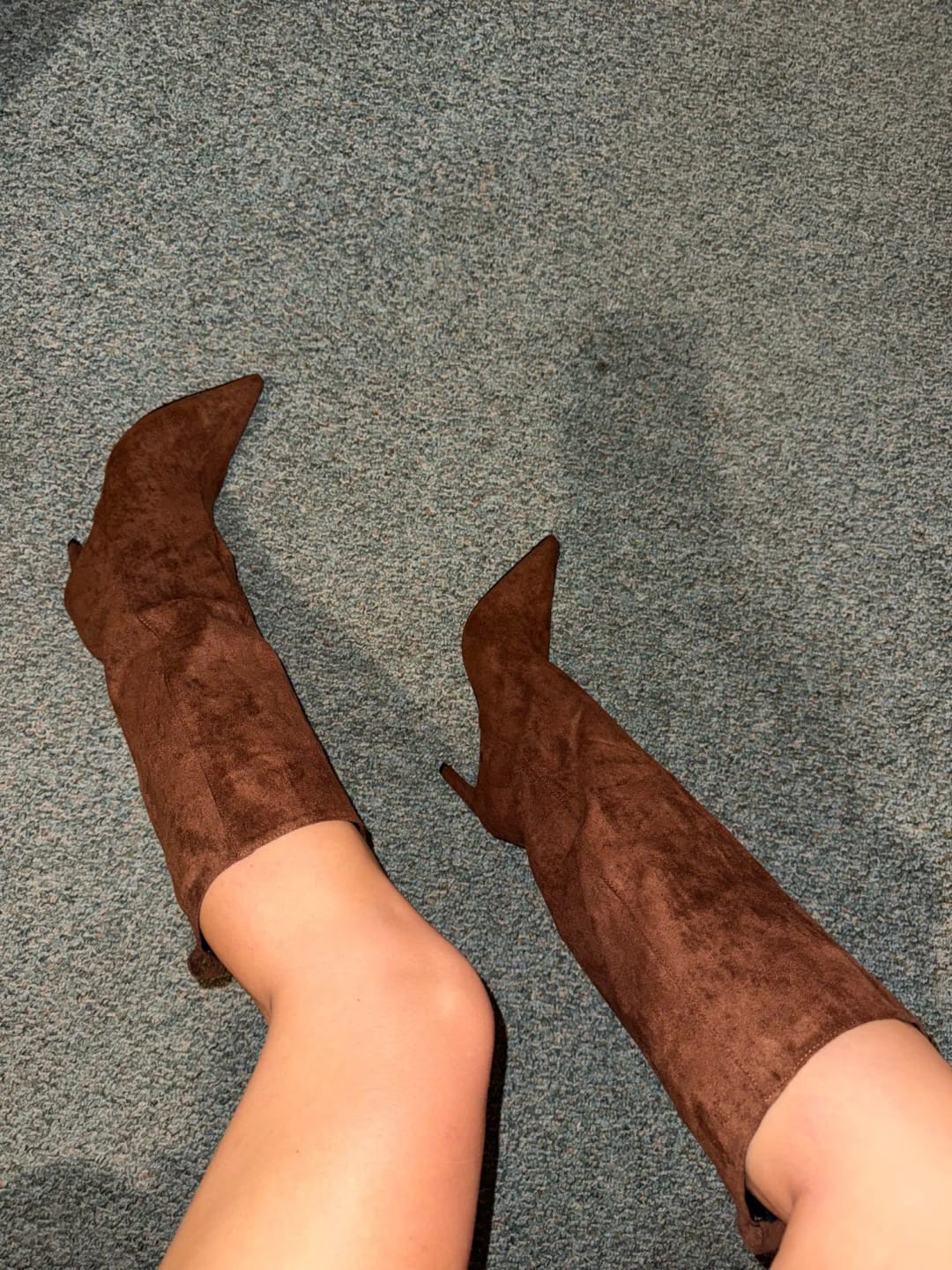 Customer photo review of Karyl Knee High Boots