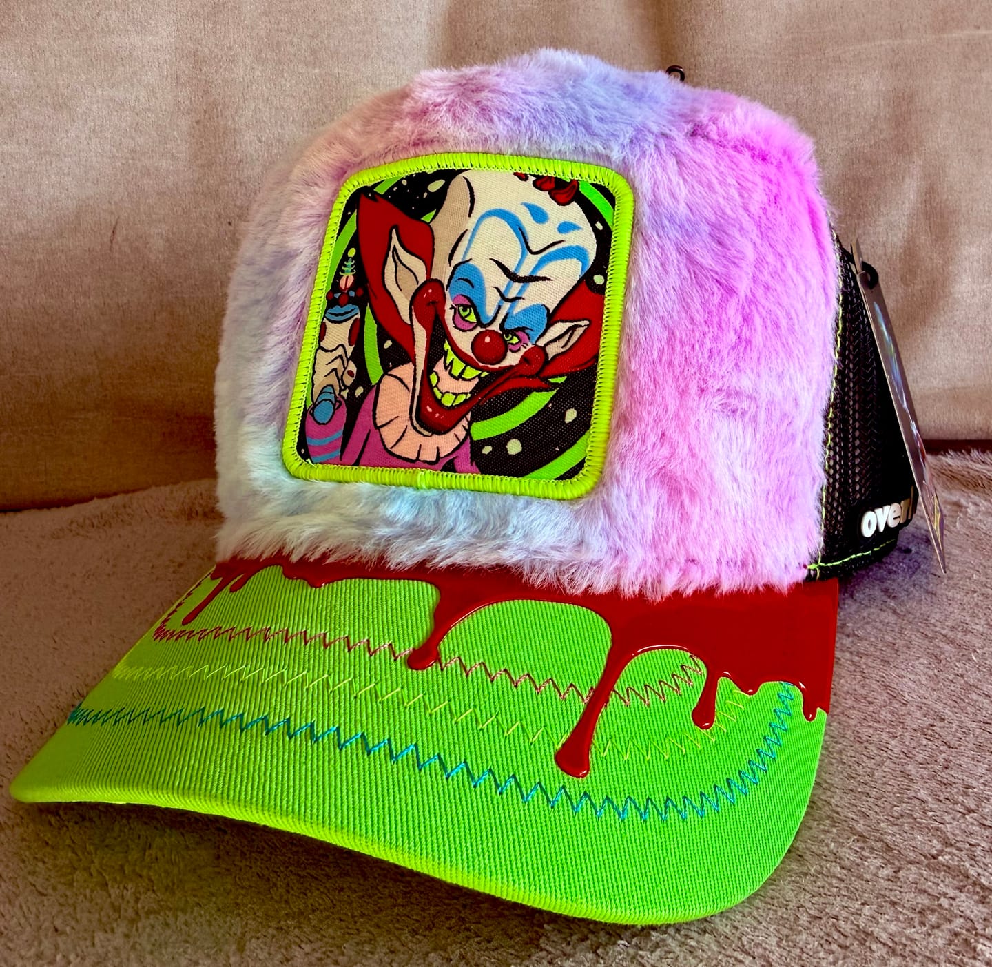 Customer photo review of OVERLORD X Killer Klowns: Slim Trucker Cap