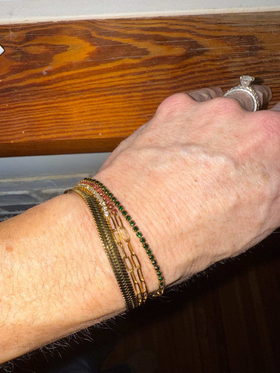Customer photo review of Fae Tennis Bracelet