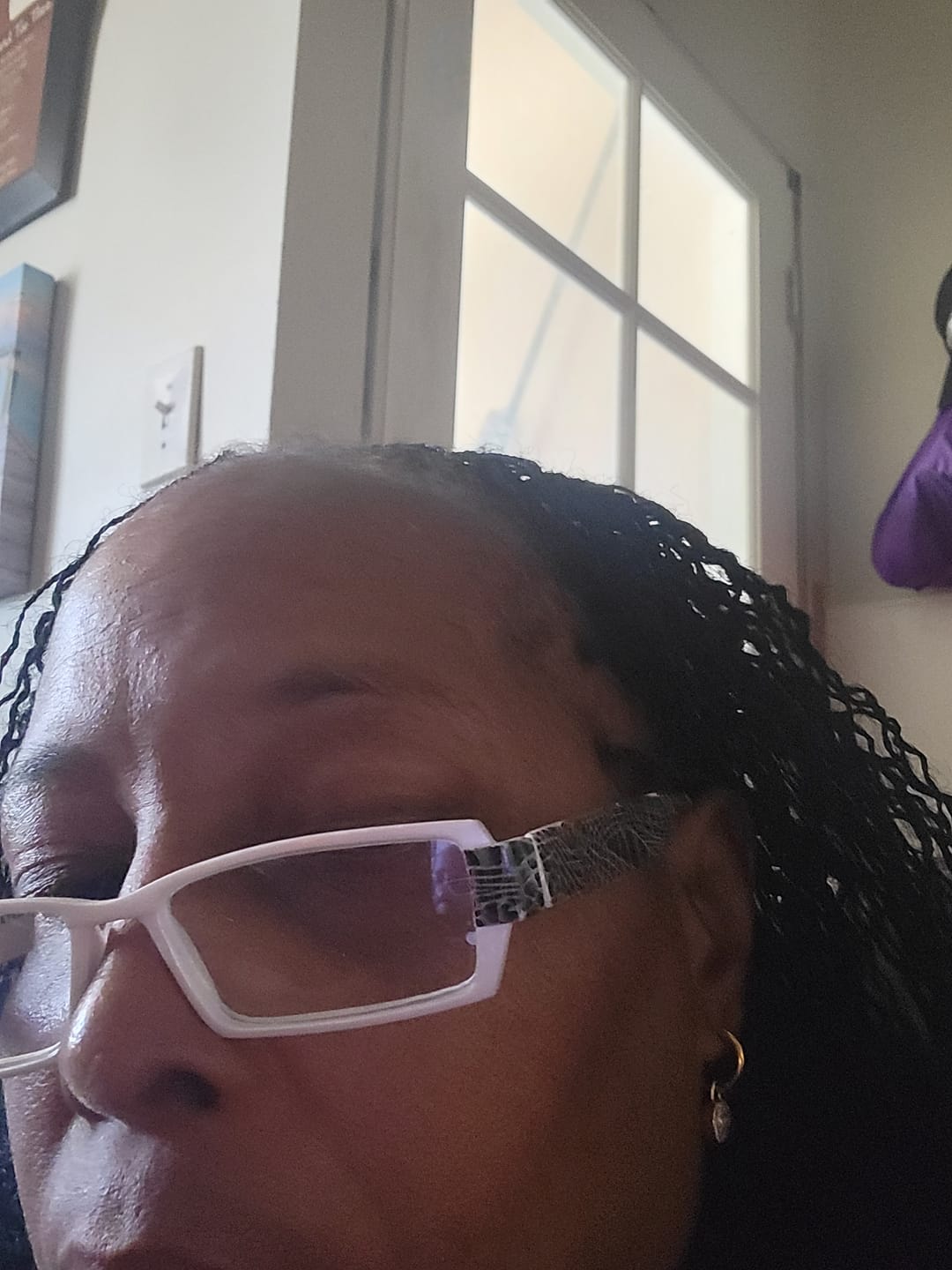 Customer photo review of Diamond Lock Earrings (Bundle)