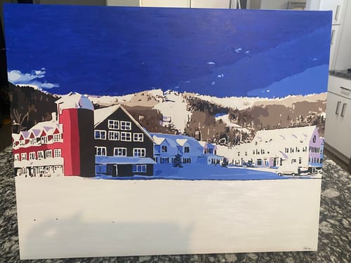 Customer photo review of Custom Paint by Numbers Kit for Personalized Artwork