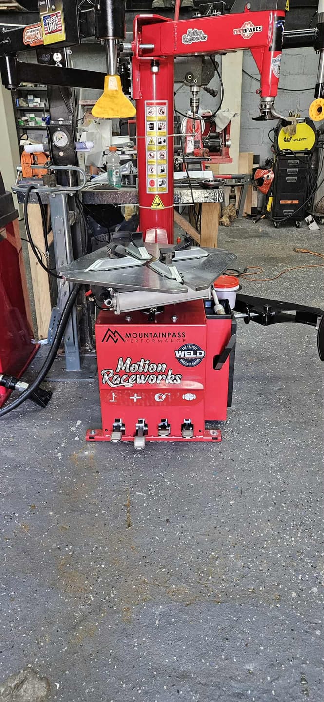 Customer photo review of Motion Retro Logo Decal 4x2"