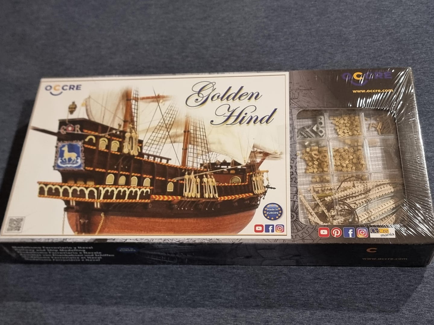 Customer photo review of Maqueta Barco Golden Hind