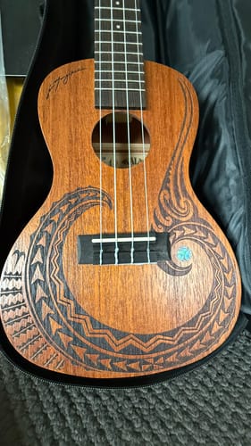 Customer photo review of Kala Courage Mahogany Concert Ukulele – KA-COURAGE-C