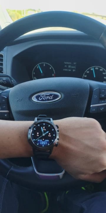 Customer photo review of Steel Smartwatch Bluetooth Call MD52 — Gunmetal | KIMLUD