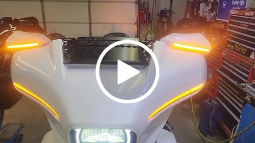 Customer video review of Mid Frame Air Deflectors & Heat Shield for 2009-2025 Harley Touring Models