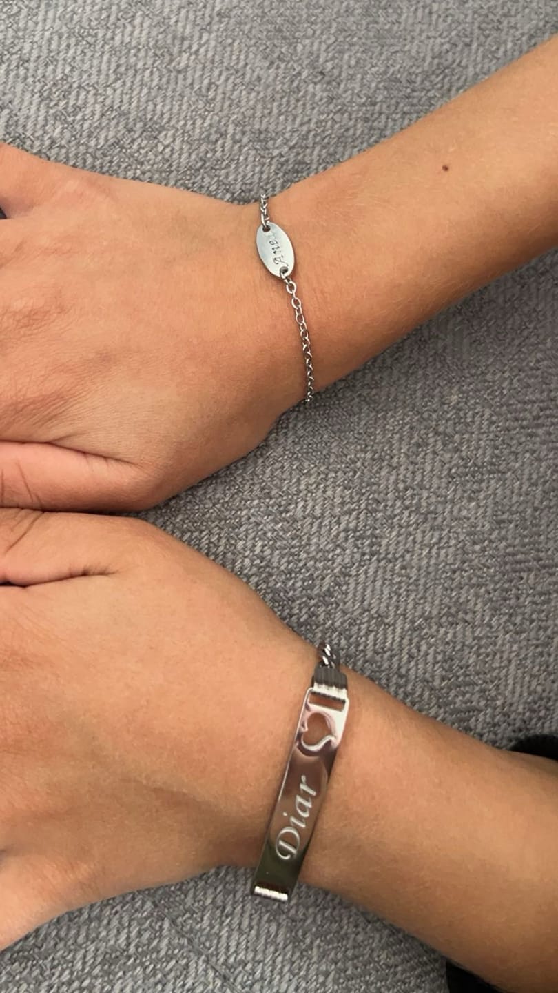 Customer photo review of Kids’ Name ID Bracelet