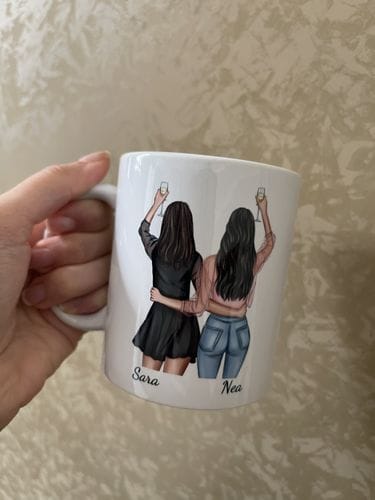 Customer photo review of Migliori amiche - Tazza personalizzata