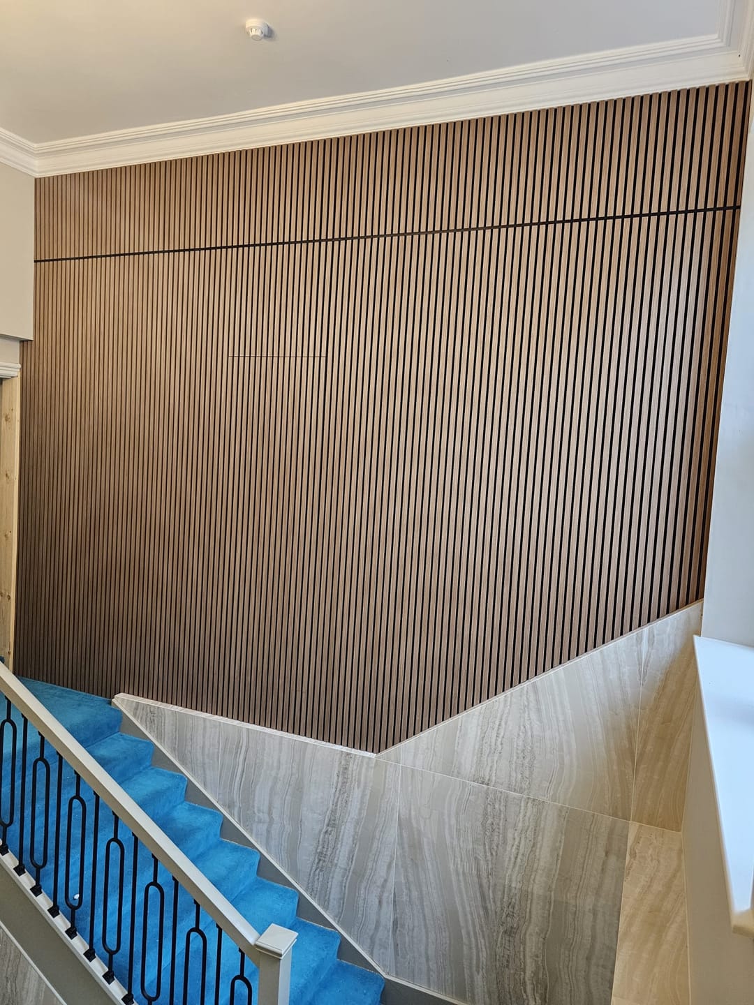 Customer photo review of Wooden Wall Panel | Mocca | Premium 3-sided Wood Veneer