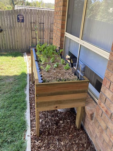 Customer photo of their LARGE Raised Garden Bed on Legs